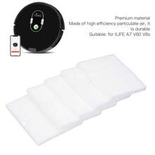 5 PCS Sweeper Replacement Filters For ILIFE A7 V80 V8s Sweeping Robot Filter Accessories,Filtro Aspirapolvere - 查看 3
