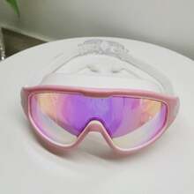 1pc Swimming Goggles With Nose Clip & Ear Cap, High Definition Waterproof Anti-Fog, Unisex Large Frame Swimming Goggles - A - View 6