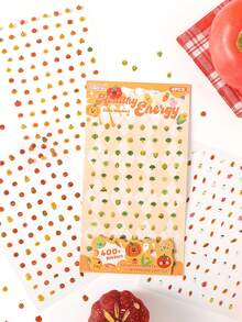 4张可爱小元素贴纸，儿童贴纸艺术，宠物剪贴簿材料，趣味系列，适合作为礼物、办公用品、家居用品、标记、标签、教室用品、玩具、学生日记本、创意复古装饰DIY贴纸，趣味贴纸，Kindle剪贴簿用品，笔记本电脑贴纸 - 多色 - 查看 7