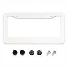 2-Piece Set Of 2D Flat Lily Of The Valley Pattern License Plate Frames, With 2-Hole Screws, Universal Aluminum Car Accessories, Suitable For Front And Rear License Plates, 2D Flat Design,License Plate Frame,Car Acessesories,Car Acessesories Women,Pink Car Acessesories,Delta Sorority Gifts,Car Decor - A - 查看 3