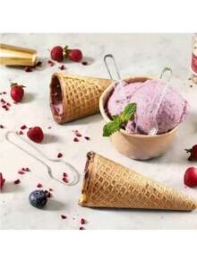 100个透明塑料迷你勺，适用于甜点、冰淇淋、果冻、布丁、酸奶品尝、开胃菜、家庭聚会、野餐、餐厅和厨房 - 彩色 - 查看 7