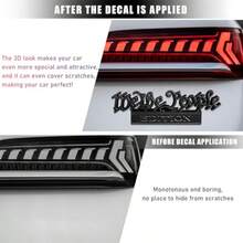 Classic We Te  Edition S 3D Full Ml Car Badges Decal Sticker Persond Ration Lals To Iglig Yourself  Fender Tailgate Car Accessories Black - Black - View 3