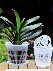 1pc/3pcs Butterfly Orchid Potting Tray, Dendrobium Orchid Pot, Classic Lightweight And Durable Design, Easy Drainage To Prevent Root Rot - A - View 10
