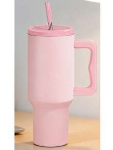 40盎司大容量保温杯，适用于汽车 - 粉色 - 查看 4