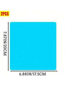 Set de 2 películas antigotas para ventanas laterales de automóvil, película antigotas para ventana delantera de motocicleta, universal para vehículos, para conducir en clima lluvioso y nevado - 2 uds espejo retrovisor - Ver 7