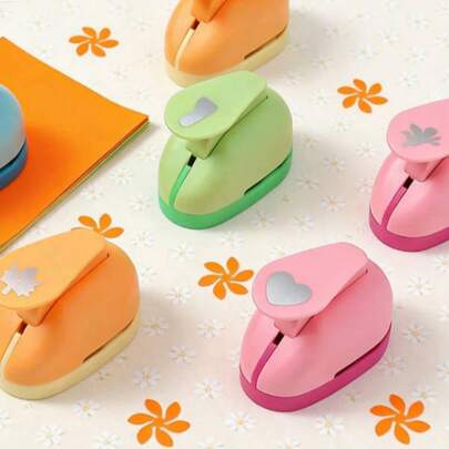 1/2/4/6/8/10pcs Portable Mini Embossing Tool, Student Scrapbooking & Greeting Card Making, Christmas DIY Craft Supplies, Mini Embossing Tool Set For Student DIY, Scrapbooking & School Projects