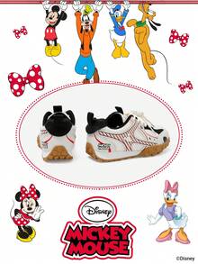 Disney 米奇官方授权联名款 | 一双儿童运动鞋，适合日常、节日、运动和户外活动穿着。穿着舒适贴合脚型，防滑、耐磨、透气。（男童运动鞋、男童板鞋、儿童运动鞋、女童运动鞋、女童板鞋） - 黑色 - 查看 3