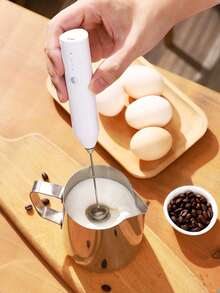 Máy tạo bọt sữa cầm tay điện, sạc điện, 3 tốc độ, máy trộn sữa mini, thích hợp cho cà phê/latte/cappuccino/sô cô la nóng/trứng - Nhiều màu - Xem 7