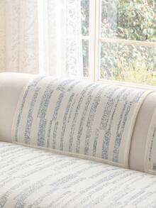 1件装四季透气冰丝沙发垫套,现代简约防滑可水洗沙发座垫保护套,柔软不褪色,宠物友好,适用于L型沙发和1-4人座沙发,蓝色 - 藍色 - 查看 7