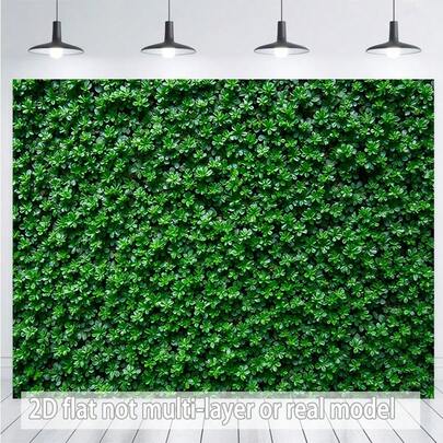 1 Tela de fondo con hojas tropicales de color verde brillante, perfecta para decoración del hogar, fiestas al aire libre y accesorios de estudio, tela de fondo para pancartas de fiesta, disponible en varios tamaños y escenas para elegir.