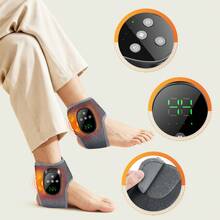 Hailicare 4 chế độ nhiệt, 4 chế độ rung, máy mát xa chân rung và sưởi ấm 3 trong 1, sạc không dây, dùng được cho cả chân trái và chân phải, quà tặng ngày lễ - Xám - Xem 2