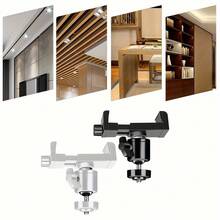 1个免钻孔监控摄像头支架，大号夹式安装，360°可调节智能摄像头支架夹 - 查看 6