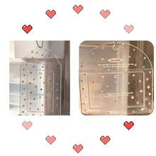 2 chiếc hộp đựng thẻ PVC họa tiết ngôi sao dễ thương, mặt dây chuyền đựng ảnh/thẻ 3 inch - Hình chữ nhật - Xem 2