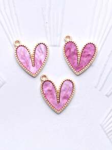 10个/20个/50个/100个随机混装合金桃心爱心吊坠 DIY饰品制作配件 - 心形 - 查看 19