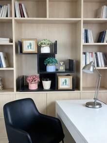 Doraeyun Set de 3 macetas elegantes con flores de Gypsophila - Decoración única para el hogar para sala de estar, oficina, escritorio o estantería | Canasta de flores/Colocación en el escritorio de la oficina | Regalos para el Día de San Valentín, días festivos | Estructura de plástico/Adecuado para cualquier festividad: Pascua, Acción de Gracias, Día de la Madre, Día del Padre, regalos de cumpleaños, lindas plantas de Gypsophila en maceta - color - Ver 10