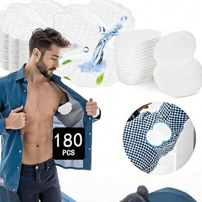 50 miếng lót thấm mồ hôi vùng nách, miếng lót thấm mồ hôi dùng một lần, thoáng khí, chống mồ hôi, miếng lót thấm mồ hôi vô hình.