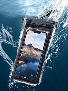 Bộ 2 ốp lưng điện thoại chống nước nổi, túi đựng điện thoại chống nước có dây đeo, vật dụng cần thiết cho các hoạt động dưới nước mùa hè, bãi biển và bơi lội, phù hợp với hầu hết các điện thoại thông minh. - Nhiều màu - Xem 12