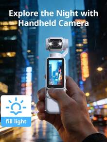 1.9-Inch High Definition Video Recorder, Portable Video Recorder, Handheld POV Pocket Gimbal Camera, 2.5K Stabilized 180° Rotatable Lens Camcorder, Body Cam, USB-C Charging, 1.9-Inch CMOS Sensor, Ideal For Video Recording And Capturing Life Moments, Great Gift For Students - View 8