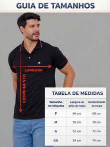 POLO T-Shirt Plain Men's Shirt Various Colors - 白色 - 查看 6