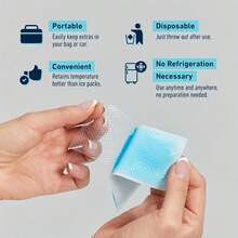 48 piezas de almohadillas de enfriamiento por hielo portátiles, alivio de enfriamiento instantáneo para el Body, la cabeza, el cuello, la frente, cómodo y suave, adecuado para verano, deportes, campamento, senderismo, actividades al aire libre, viajes, fitness, estudio, oficina, enfriamiento de teléfonos inteligentes, regalo del Día de la Madre para el cuidado diario - Varios estilos - Ver 5