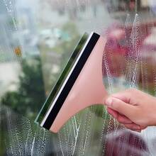 1 Pc Anti-Slip Glass Wiper, Window Cleaner For Household Use, Household Window Cleaning Tools, Special Glass Scraper For Car Tiles, Essential Cleaning Tools For Home - Suitable For Scrubbing Glass, Tables, Floors, Suitable For Kitchen And Bathroom - Multicolor - View 1
