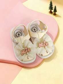 Toddler Girls' Summer Soft Bottom Breathable Sandals, Infant & Baby Walking Shoes - White - View 3