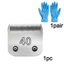 KALAY 1pc Professional Pet Grooming Scissors Replacement Blade, Includes 10# (1.6mm) And 40# (0.25mm) Sizes, Ceramic Steel Material, Compatible With Andis, Oster, Laube And Other Electric Pet Clipper Brands, Universal Pet Scissors Blade Accessory - Multicolor - View 8