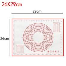 Thảm nướng chống dính bằng silicon, thảm cán bột dùng cho các dụng cụ làm bánh tự chế. - Nhiều màu - Xem 10