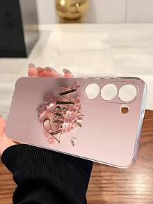 1个时尚印花字母透明软壳保护套，兼容华为荣耀、Galaxy A04e/12/A13/A14/A34/A50/A52/A53/A54/S21/S22/S23/S24/S25/S25Ultra/S25FE/S26/S26 Plus/S26 Ultra/S26 Edge、6A/7A/8A、12T/13T/15T/15T Pro - 無色 - 查看 4