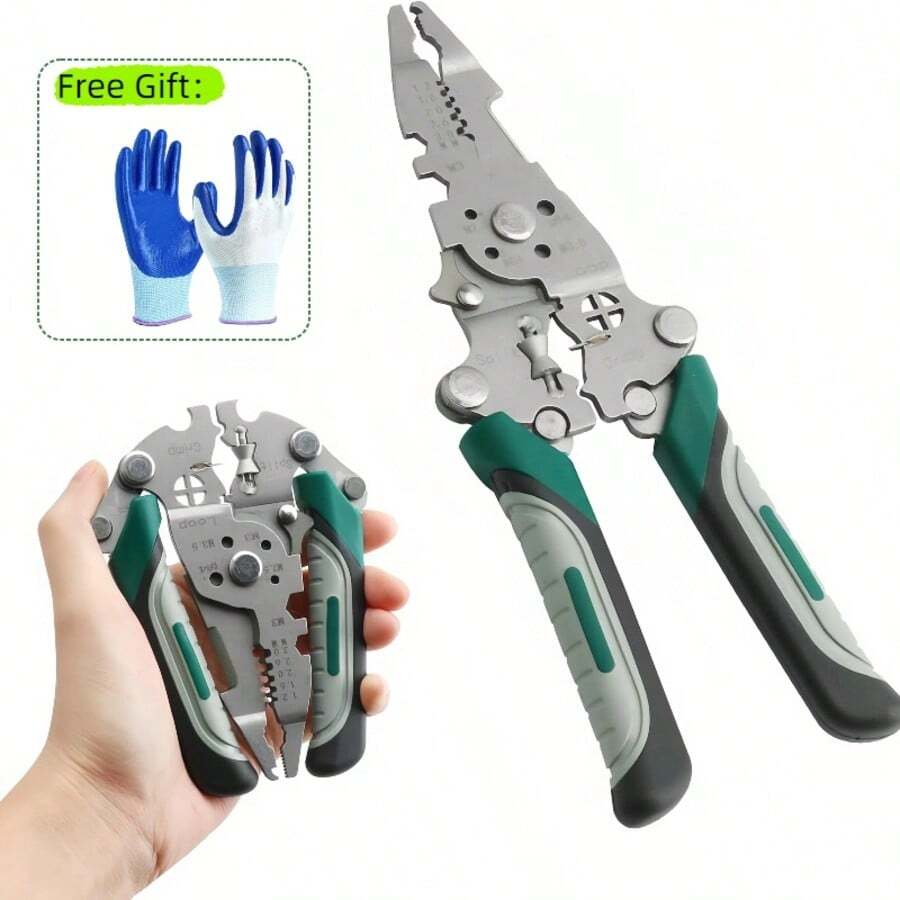 18-In-1 Multifunctional Tool Foldable Pliers Wire Stripper Cable Cutter Crimper Splitter For Electrician Repair - Foldable Pliers - View 1