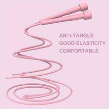 1pc Portable Adjustable Anti-Tangle Jump Rope For Men And Women, Professional Speed Training Endurance PVC Jump Rope, Suitable For Home Fitness, Yoga, Weight Loss, Fat Burning, Boxing Training, Anti-Tangle, Fast Jump Rope, Perfect For Fitness And Sports - Multicolor - View 5