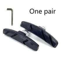 Bicycle V-Brake Pads Silent Brake Blocks Rubber Brake Pads Black 70mm 2.76in Non-Slip Wear-Resistant Durable Mountain Bike Accessories With Installation Tools - Multicolor - View 12