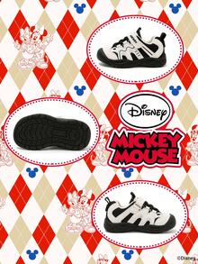 Disney 米奇官方授权联名款 | 一双儿童运动鞋，适合日常、节日、运动和户外活动穿着。穿着舒适贴合脚型，防滑、耐磨、透气。（男童运动鞋、男童板鞋、儿童运动鞋、女童运动鞋、女童板鞋） - 黑色 - 查看 4