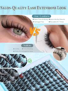 Mi giả dạng hoạt hình tự nhiên 10-14mm, mi nối dạng chùm tinh tế, mi nối dạng chùm nhọn, mi nối dạng chùm phong cách Anime, mi nối dạng chùm mắt cáo, mi nối C-Curl tự làm. - D - Xem 6