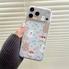 Cartoon Phone Back Film For IPhone 16 Pro/17 Pro/16 Pro Max/17 Pro Max Series, Matte Texture, PET Material Anti-Scratch Anti-Slip, Cute Bear Pattern, Suitable As Birthday/Holiday Gift For Girlfriend - MultiWarna - View 8