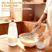 1 chai đựng kem/nước sốt salad 700/1000ml, thiết kế miệng nhỏ, nắp vặn và đáy vặn, chống rò rỉ, dùng để đựng gia vị trong nhà bếp. - Nhiều màu - Xem 6