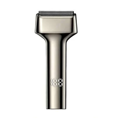 Máy cạo râu điện nam, 1 máy cạo râu một tốc độ, dùng để cạo đầu trọc, cạo mặt và tỉa râu, có màn hình LCD, quà tặng cho nam giới.