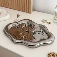 1 khay đựng trang sức bằng nhựa hình đám mây, thích hợp để đựng chìa khóa, bông tai, dây chuyền, xà phòng, trang sức, tinh dầu thơm, dùng trong văn phòng, phòng khách, tủ ở lối vào, khay đựng trang sức đa năng. - Nhiều màu - Xem 5