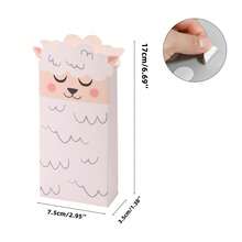 10pcs/Pack Eid Al-Adha, Eid Mubarak Party Favor Gift Candy Paper Box, Small Dessert Box, Chocolate Paper Box, Cute Lamb Design - View 3