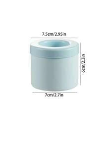 1 pieza Molde de cubitos de hielo de plástico, molde de cubitos de hielo con forma de cubo sencillo con tapa, adecuado para la cocina - Multicolor - Ver 10
