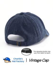 1pc Unisex Vintage Washed Baseball Cap - Retro Camel & Pyramid Pattern - Provides Earthy Tones (Navy Blue, Black, Khaki, Coffee) And Vibrant Colors (Burgundy, Light Pink, Orange) - Soft "Denim Look" Dad Hat Suitable For Outdoor Adventure And Gifts - 駱駝 - 查看 2