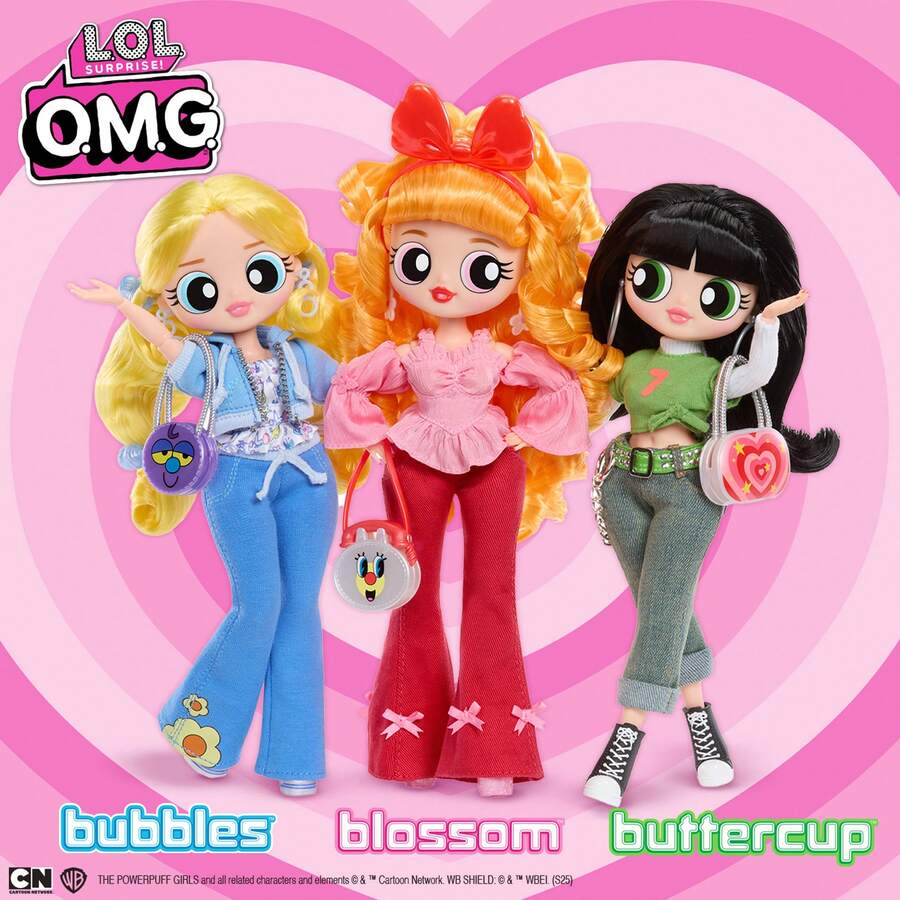 L.O.L.SURPRISE! THE POWERPUFF GIRLS OMG Superhero Doll Accessory Set, Including Mini Flowers, Mini Bubbles, Suitable For Girls' Collection & Play - Multicolor - View 1