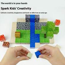 Adult Lava Forest Magnetic Building Blocks, Friends Gathering Interactive Toy Fun Board Game Gift Choice, Fantasy Landscape Building Toy Leisure Creative Building Blocks - Multicolor - View 5