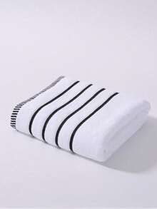 Bộ 1/2 khăn tắm và khăn lau tay bằng sợi tre, kiểu dáng tối giản hiện đại (nhẹ), không rụng lông, thấm hút cao, siêu mềm, bền bỉ, phụ kiện phòng tắm tuyệt vời, món quà lý tưởng cho người yêu. Kích thước khăn: 40*75cm, kích thước khăn lau tay: 70*140cm. - trắng - Xem 12