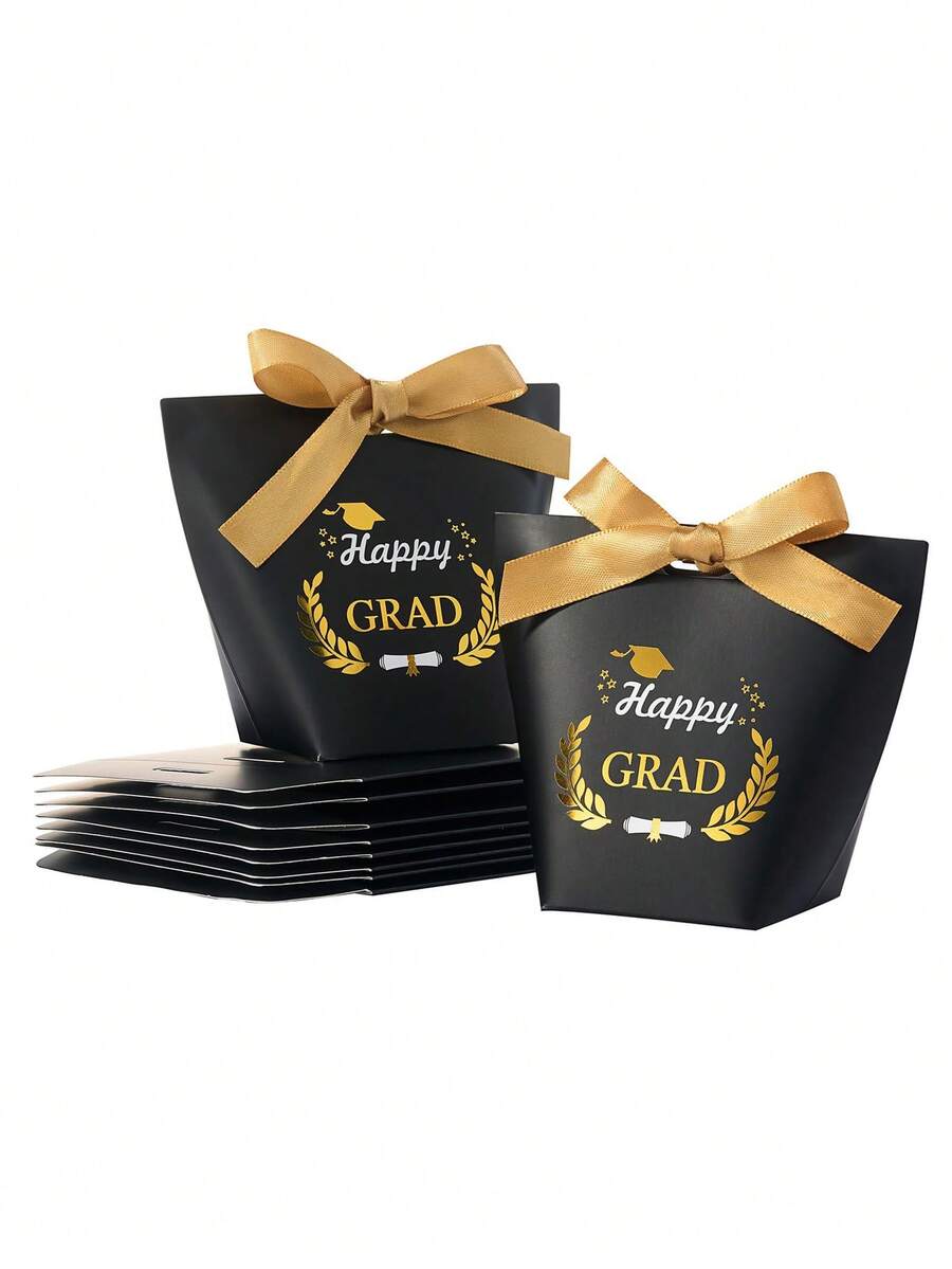 12/24pcs Graduation Cap Gift Set (With Ribbon), Graduation Decorations ...