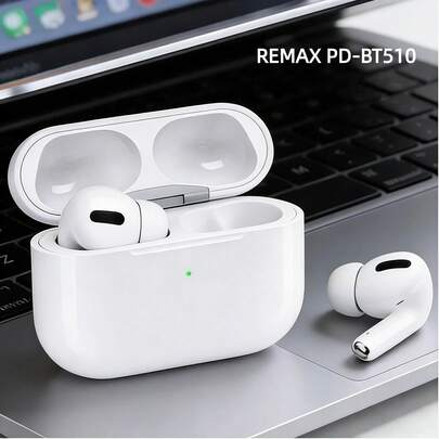 REMAX Tai nghe Bluetooth, tương thích với cả hệ thống Android và Apple, truyền tải ổn định giữa các thiết bị, chất lượng âm thanh độ nét cao, độ trễ thấp, lý tưởng cho chơi game và thể thao.