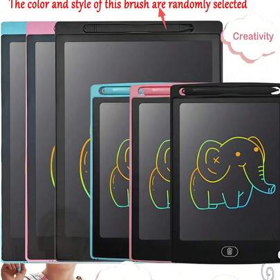 1pc 6.5/8.5/10/12/16 Inch Drawing Board, Digital Magic Blackboard Art Drawing Tool, Children Toy, Educational Gift, Back To School Supplies