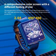 LOKMAT APPLLP 2 MAX 智能手表，配备 2.64 英寸显示屏、可拆卸迷你手机、支持 SIM 卡、独立通话、WiFi、免费下载第三方应用程序、Android 11 操作系统和 MTK 芯片组 - 查看 5