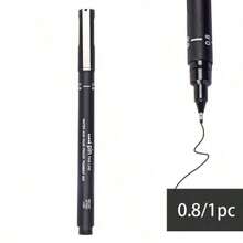 1pc Precision Micro-Tip Pen /Fine LinePen / Technical Drawing Pen - WaterproofMedium Tip, Suitable ForSketching And Office Documents, SchoolSupplies, Back To School - Fine Pen - View 14