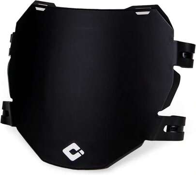 ODI Downhill Number Plate, Ag, Black